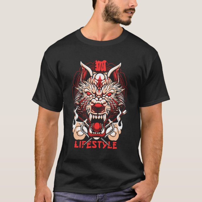 Camiseta Teto de Arte de Sonhadora Vibrante (Frente)