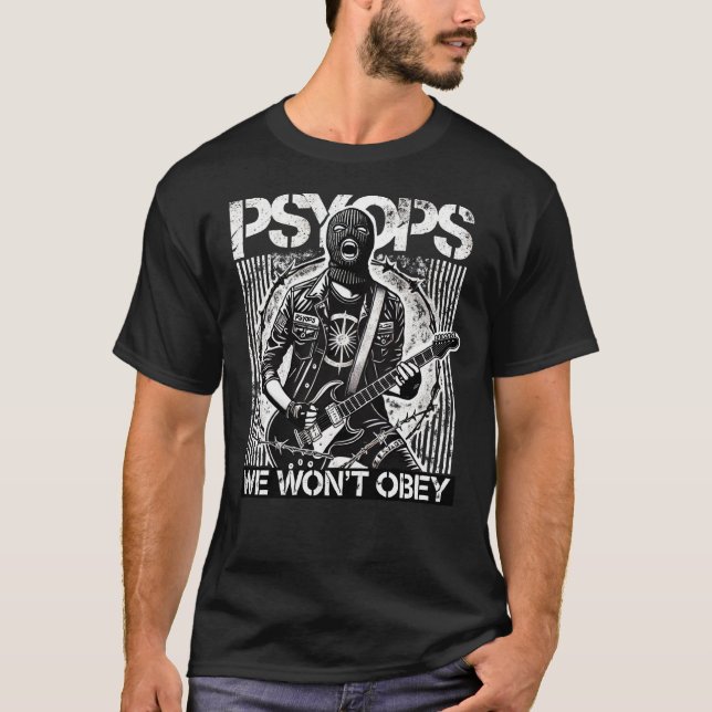 Camiseta Teto de banda PSYOPS (Janto na América) (Frente)