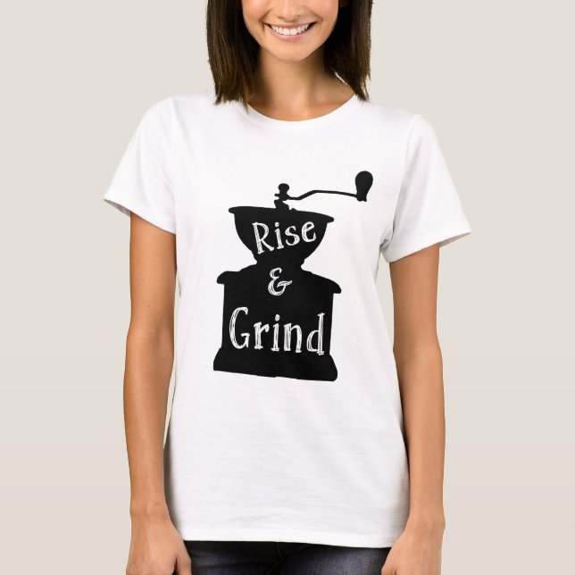 Camiseta Teto de Café Elevado e Grind (Frente)