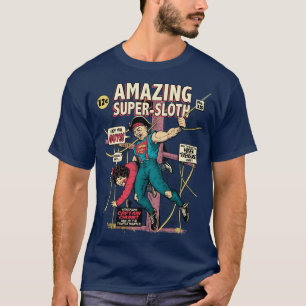 Camiseta Teto de cor clara Super Sloth