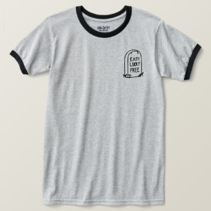 Camiseta Teto de Dedo Livre e Fácil Sorte