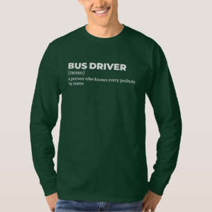 Camiseta Teto de Definição do Driver do Motor Coach