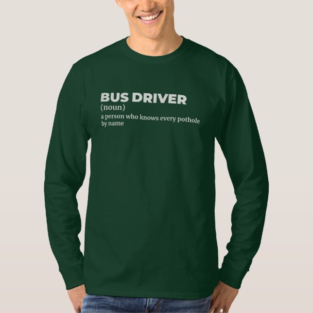 Camiseta Teto de Definição do Driver do Motor Coach (Frente)