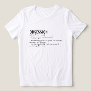 Camiseta Teto de Definição Gótica Literária Obsessão