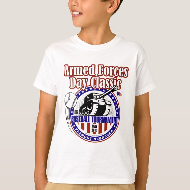 Camiseta Teto de Desempenho para Jovens (Frente)