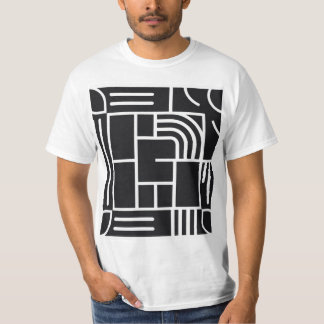 Camiseta Teto de Design Abstrato Versátil