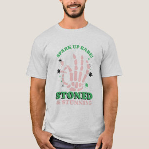 Camiseta Teto de esqueleto apedrejado e atordoante