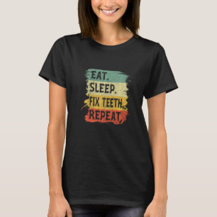 Camiseta Teto De Higienista Da Odontologia Coma O Sono