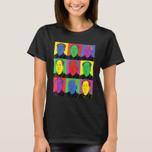 Camiseta Teto de História do Pop de Arte Mao Zedong