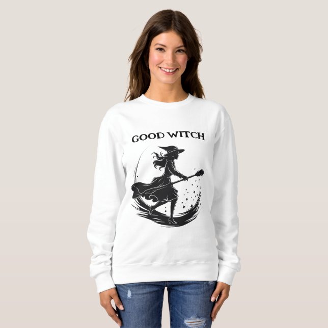 Camiseta Teto de Lua das Bruxas de Bruxas de Halloween (Frente Completa)