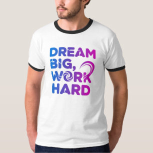 Camiseta Teto de Motivação do Duro de Trabalho Grande do Dr