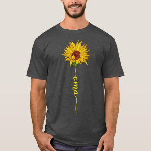 Camiseta Teto de Natal de Sororidade de Oma Coca-flor