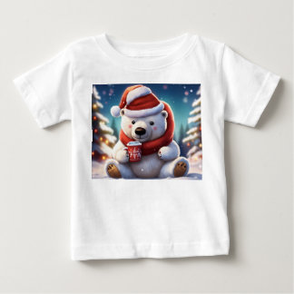 Camiseta Teto de Natal do Urso Polar Cozy