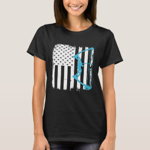 Camiseta Teto de Orgulho de Caçador de Bowhunter, Arco Comp