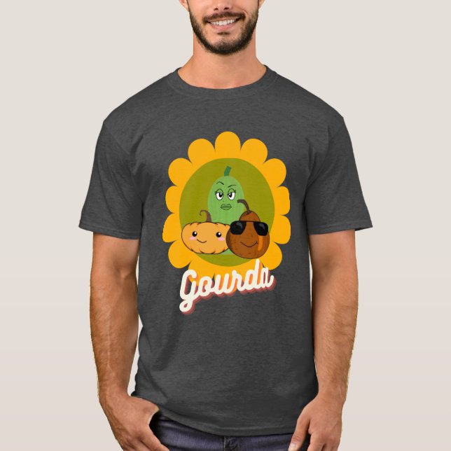 Camiseta Teto de tamanho adicional com abóbora e abóbora de (Frente)