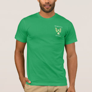 Camiseta Teto do Anjo da Fita Verde sobre Consciência do Ca