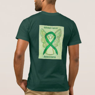 Camiseta Teto do Anjo da Fita Verde sobre Consciência do Ca