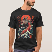 Teto do Dragão Japonês Artista Majestoso
