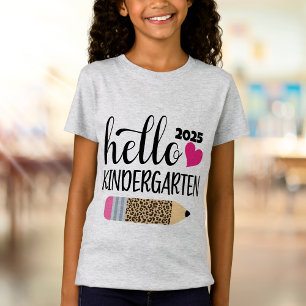 Camiseta Teto do jardim de infância bonito de volta à camis