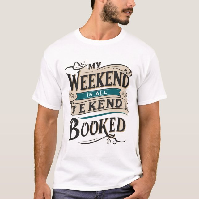 Camiseta **Teto do Livro no Fim de Semana** (Frente)