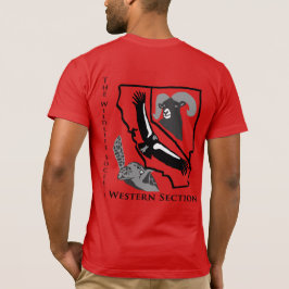 Camiseta Teto do logotipo básico da Seção Ocidental do TWS