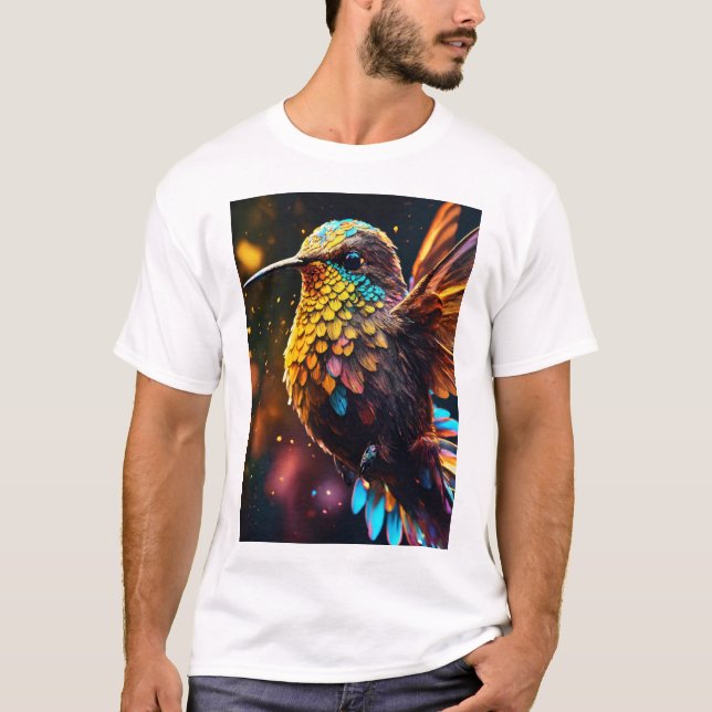 Camiseta Teto do Logotipo Hummingbird (Frente)