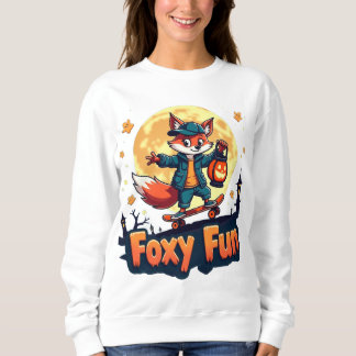 Camiseta Teto do Skate de Halloween do Foxy Fun