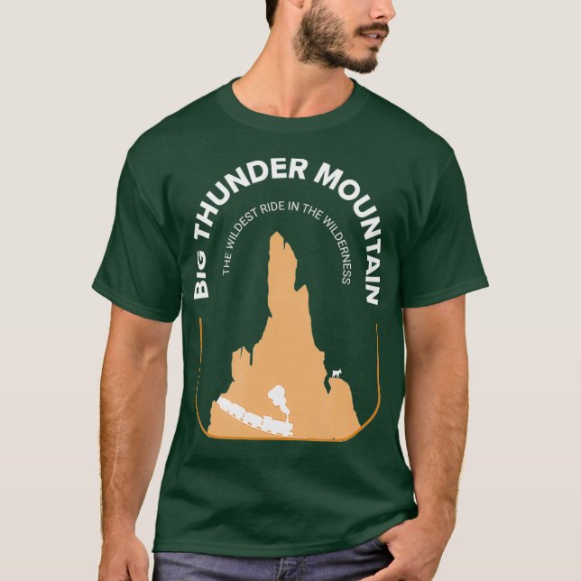 Camiseta Teto do Tema Thunder da Grande Montanha (Frente)