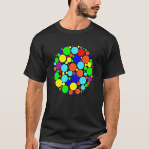 Camiseta Teto dos Crianças do Dia Internacional da Bolinhas