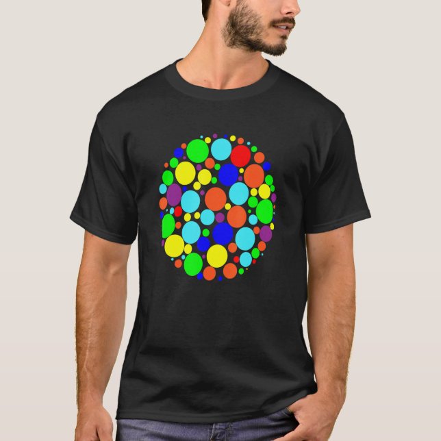 Camiseta Teto dos Crianças do Dia Internacional da Bolinhas (Frente)
