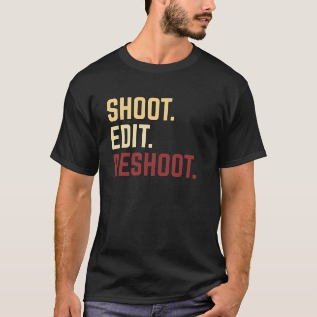 Camiseta Teto Entusiasta de Fotografia e Videografia (Frente)