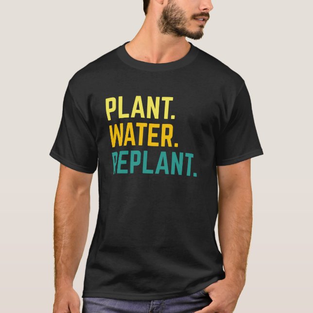 Camiseta Teto Entusiasta de Jardinagem e Sustentabilidade (Frente)