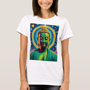 Camiseta Teto Espiritual do Iluminismo Buda Cósmico