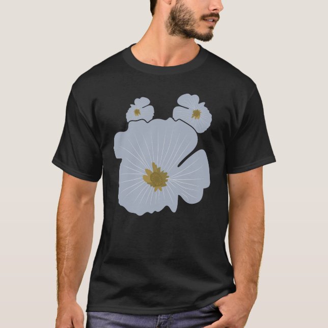 Camiseta Teto floral minimalista (Frente)