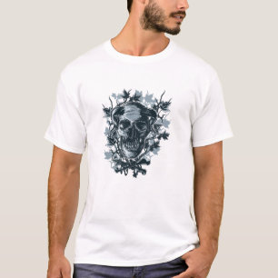 Camiseta Teto Gráfico da Coroa de Ivy Crown - Grunge Escuro