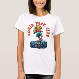 Camiseta Teto Gráfico de Cidade do Medo Lula