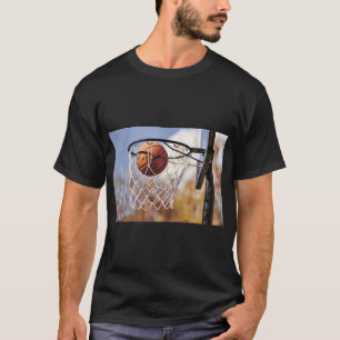 Camiseta Teto Gráfico de Paixão de Basquete