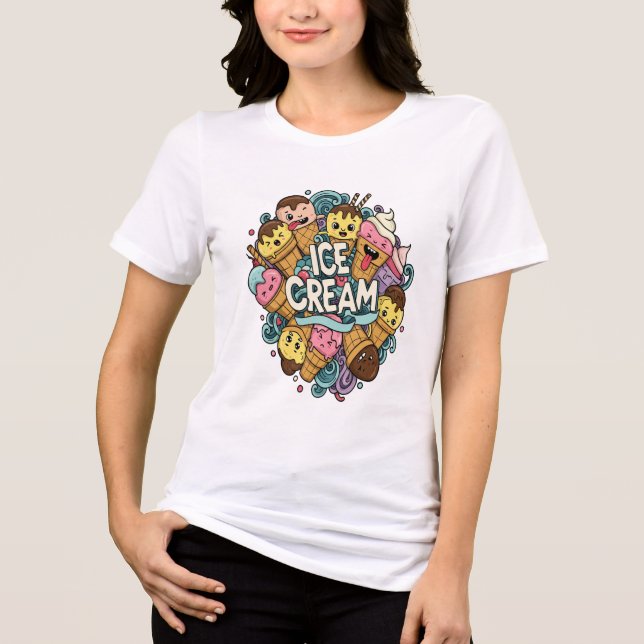 Camiseta Teto Gráfico de Portas Feliz (Frente)