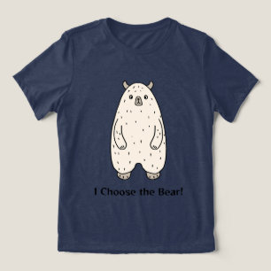 Camiseta Teto Gráfico de Ursos para Mulheres