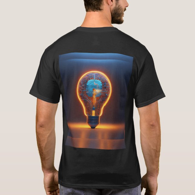 Camiseta Teto Gráfico do AI Insight (Verso)