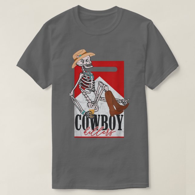 Camiseta Teto Gráfico do Assassino de Cowboy (Frente do Design)