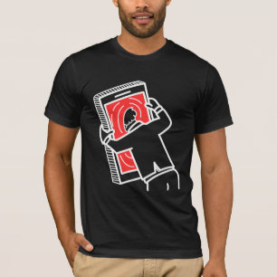 Camiseta Teto gráfico engraçado para sessões intermináveis