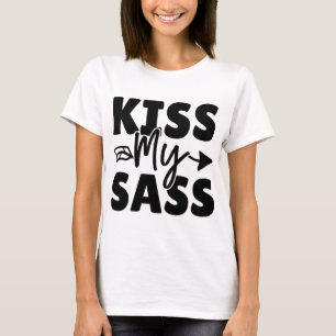 Camiseta Teto Gráfico Sassy com Atitude