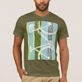 Camiseta Teto legal de bicicleta com faixas verticais