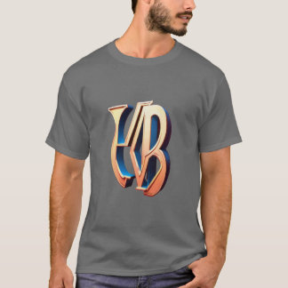 Camiseta Teto monograma 3D - Design clássico e Na moda