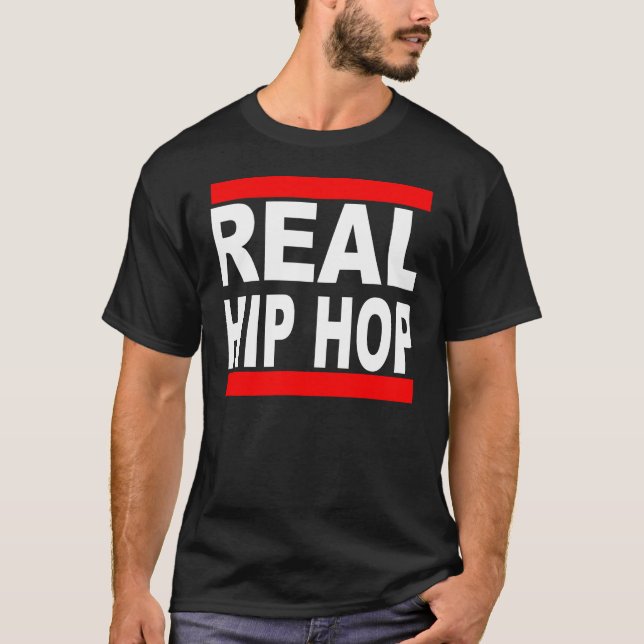 Camiseta Teto Preto Hip Hop Real (Frente)