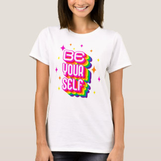 Camiseta Teto "Seja Você Mesmo" - Série Pintada de Pulveriz