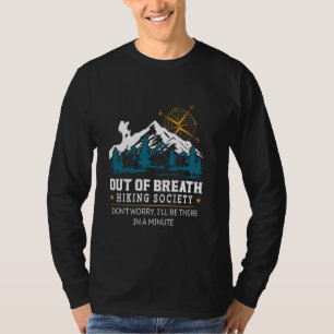 Camiseta Teto Sout Breath Hiking Society Caminhando ao ar l