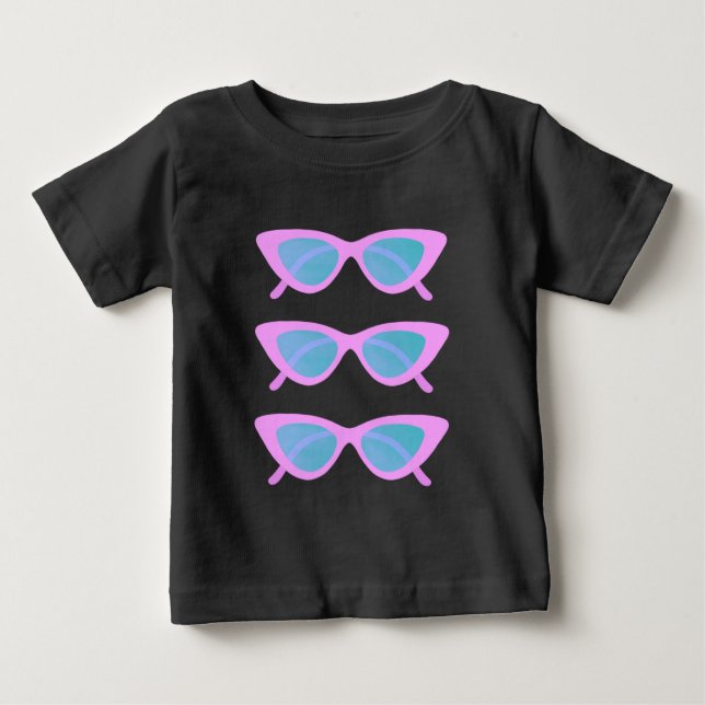 Camiseta Teto 'Sunnies Rosa' Impresso (Frente)