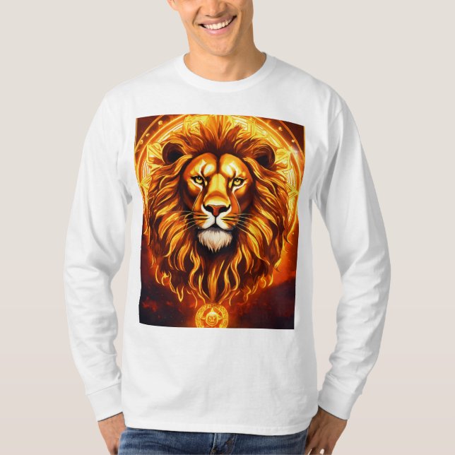 Camiseta Teto Whimsical Lion Dreamscape (Frente)